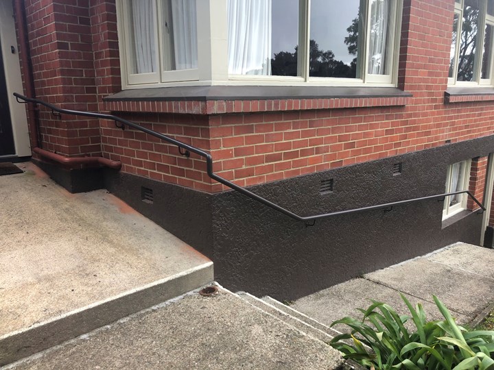 Black Powder coated Handrail