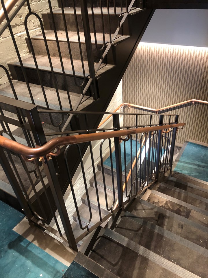 Copper and Rimu Handrail and balustrade (2)