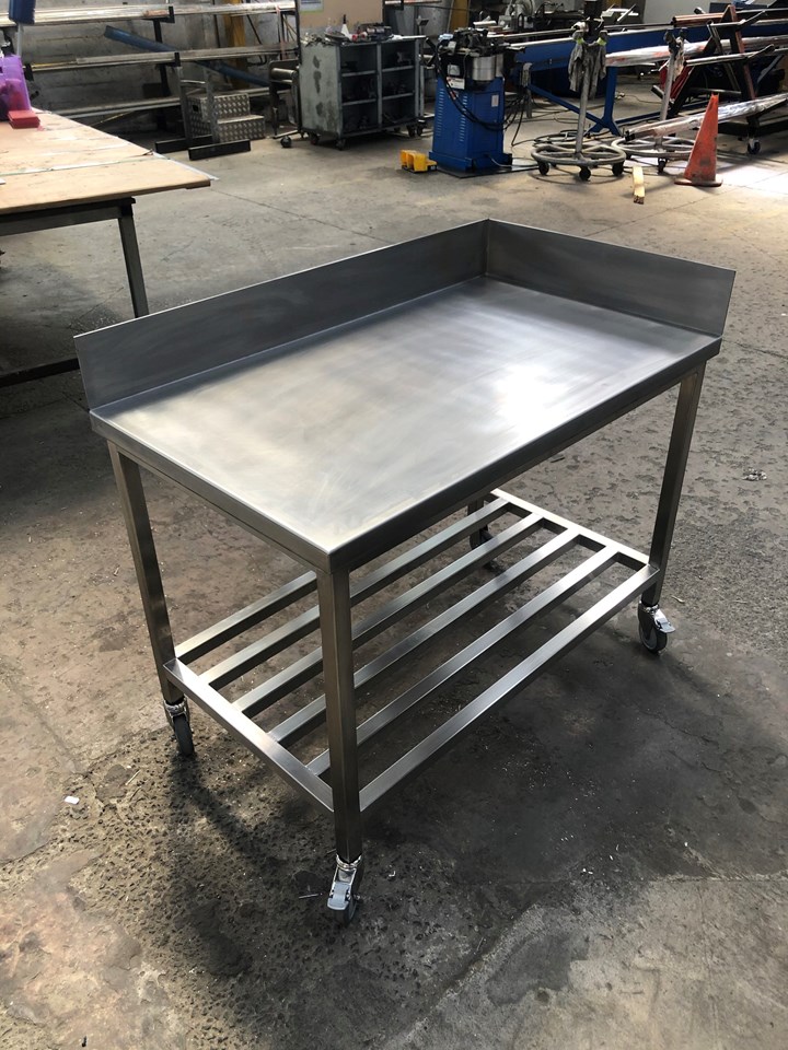 Stainless trolley